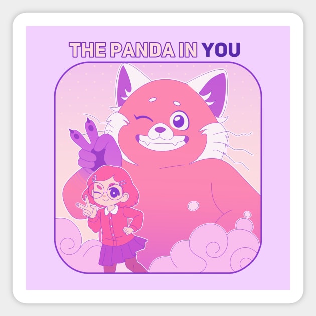 Turning Red - The Panda in YOU Sticker by Skyellux